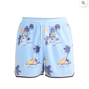 Bluey Men'sGraphic Mesh Shorts. NWT.